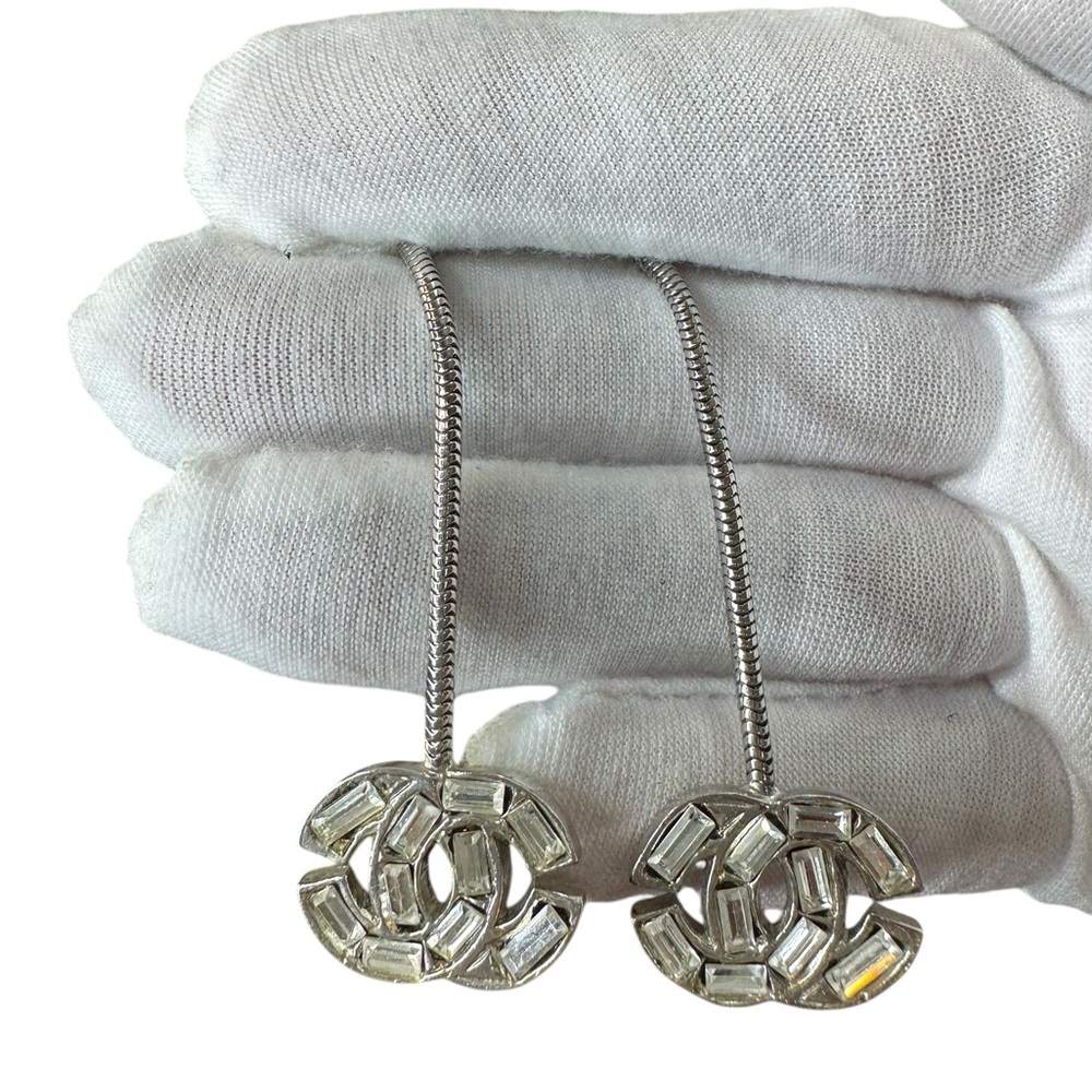 Chanel Silver Earrings - Picture 7 of 7